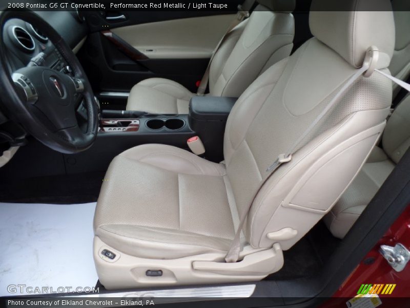 Performance Red Metallic / Light Taupe 2008 Pontiac G6 GT Convertible