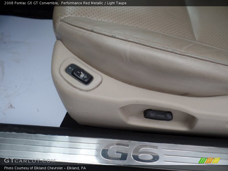 Performance Red Metallic / Light Taupe 2008 Pontiac G6 GT Convertible