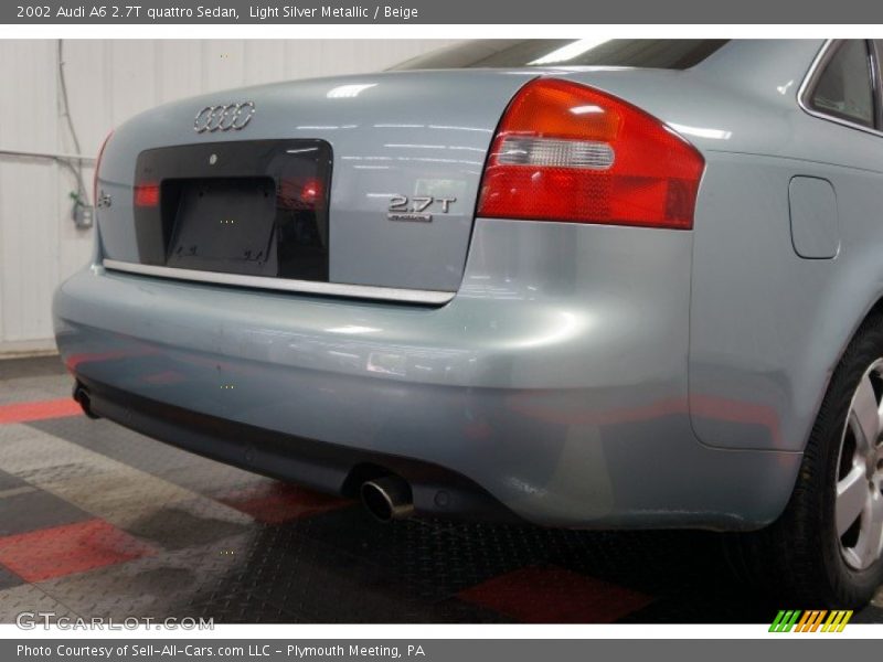 Light Silver Metallic / Beige 2002 Audi A6 2.7T quattro Sedan