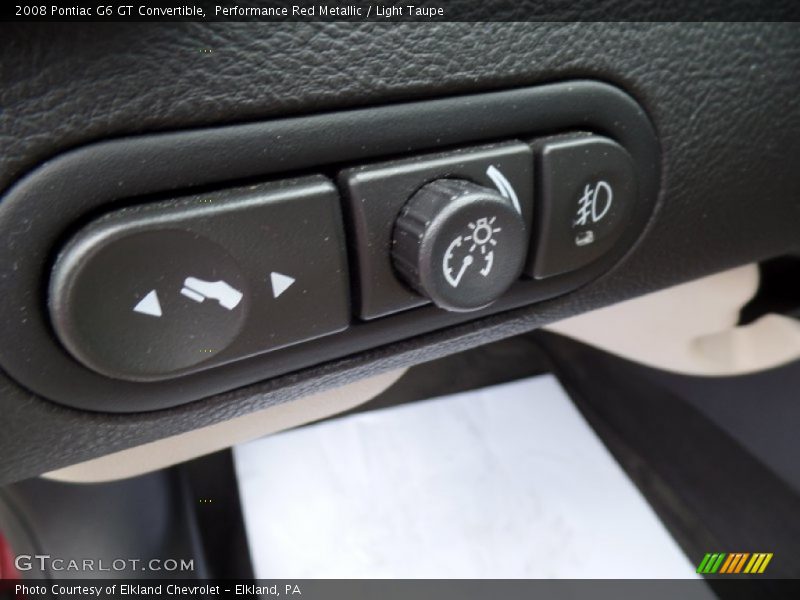 Performance Red Metallic / Light Taupe 2008 Pontiac G6 GT Convertible