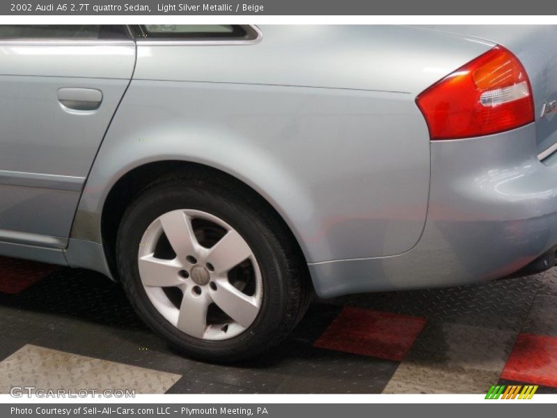 Light Silver Metallic / Beige 2002 Audi A6 2.7T quattro Sedan