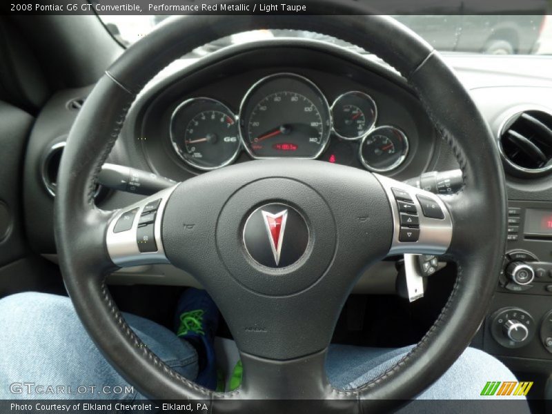 Performance Red Metallic / Light Taupe 2008 Pontiac G6 GT Convertible