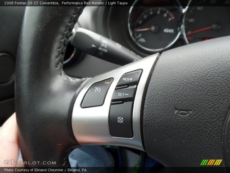Performance Red Metallic / Light Taupe 2008 Pontiac G6 GT Convertible