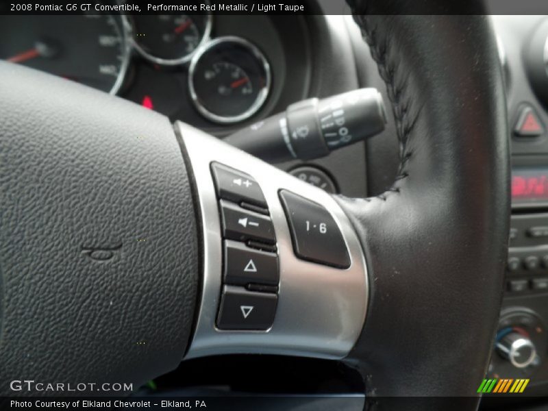 Performance Red Metallic / Light Taupe 2008 Pontiac G6 GT Convertible