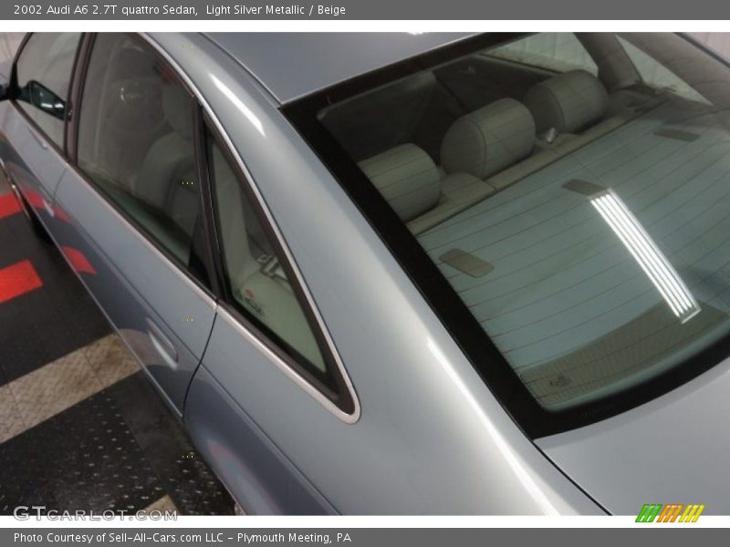 Light Silver Metallic / Beige 2002 Audi A6 2.7T quattro Sedan