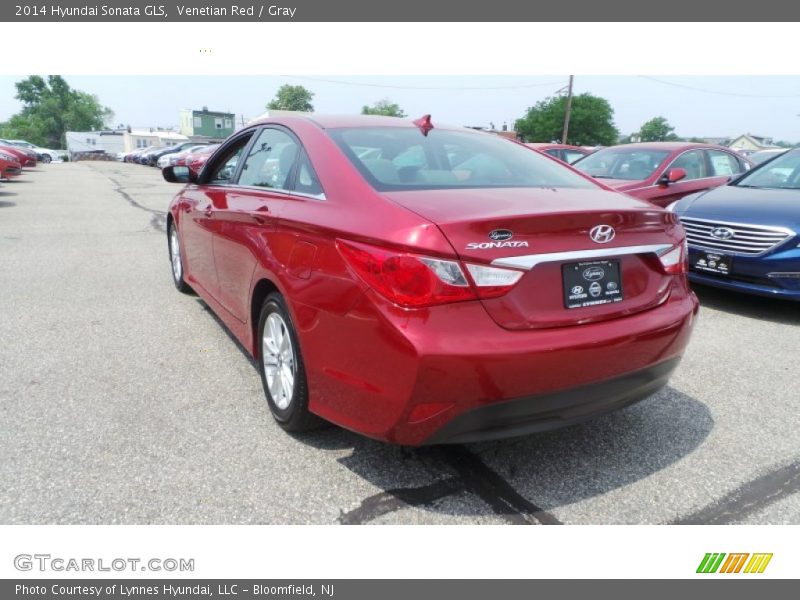Venetian Red / Gray 2014 Hyundai Sonata GLS