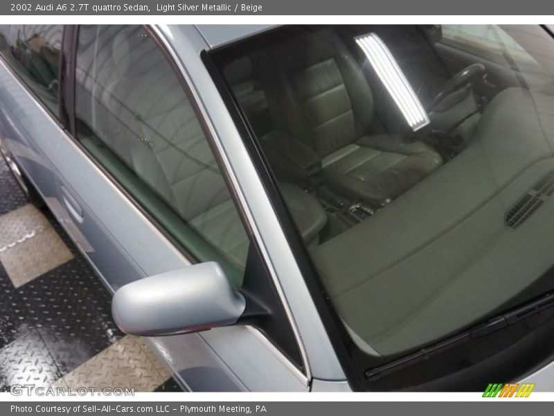 Light Silver Metallic / Beige 2002 Audi A6 2.7T quattro Sedan