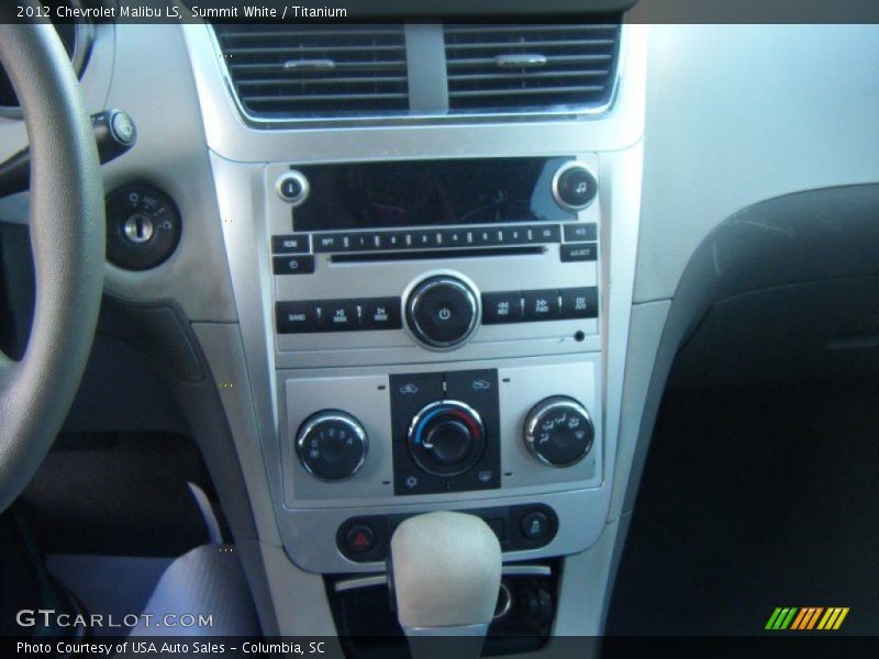 Summit White / Titanium 2012 Chevrolet Malibu LS