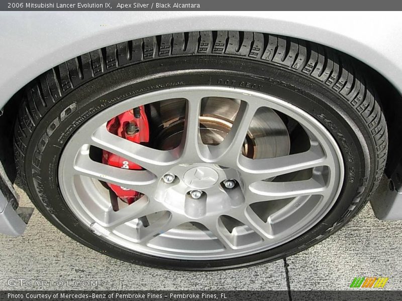 Apex Silver / Black Alcantara 2006 Mitsubishi Lancer Evolution IX