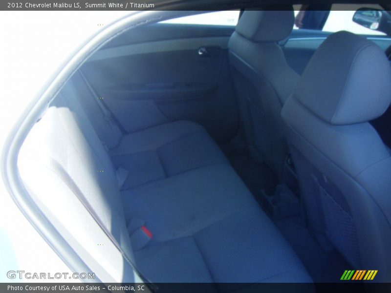 Summit White / Titanium 2012 Chevrolet Malibu LS