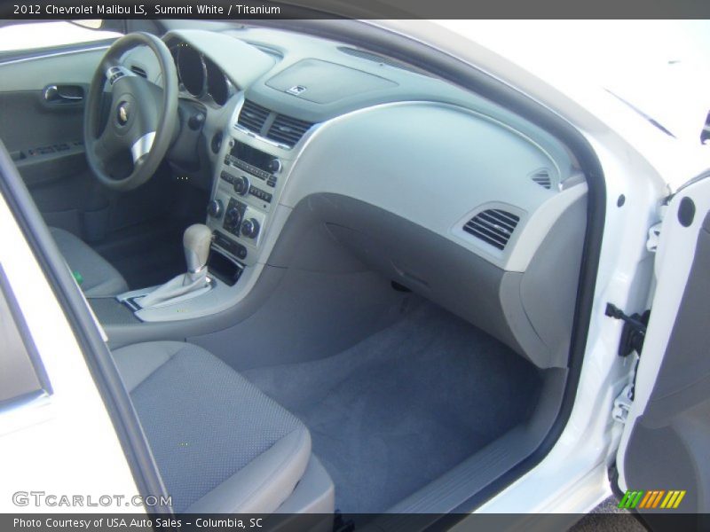 Summit White / Titanium 2012 Chevrolet Malibu LS
