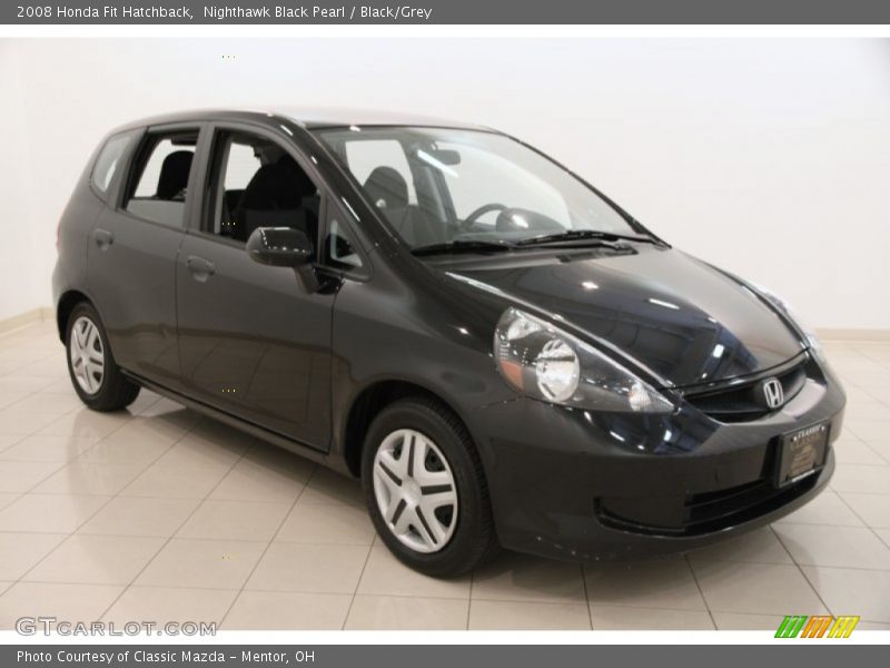 Nighthawk Black Pearl / Black/Grey 2008 Honda Fit Hatchback