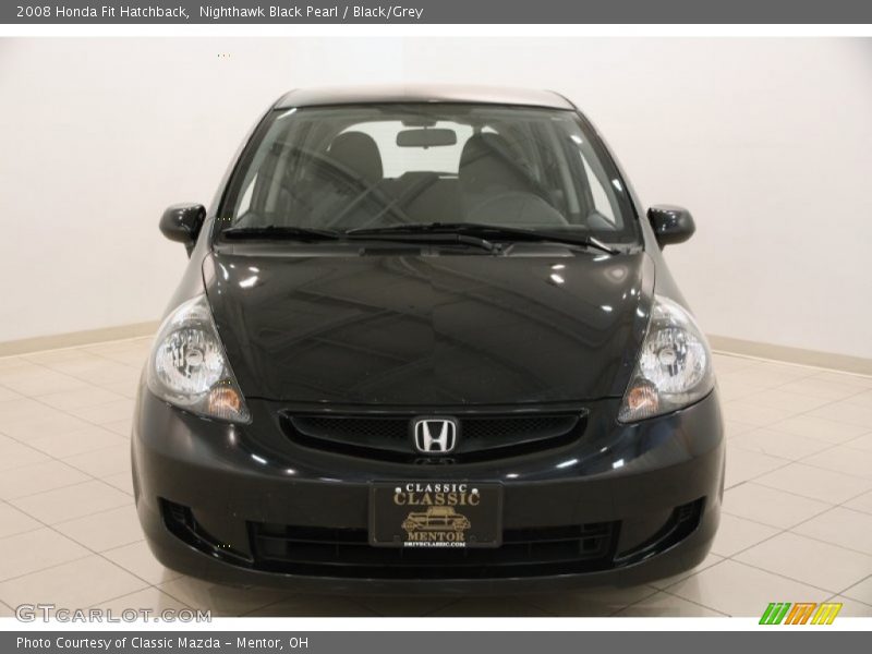 Nighthawk Black Pearl / Black/Grey 2008 Honda Fit Hatchback