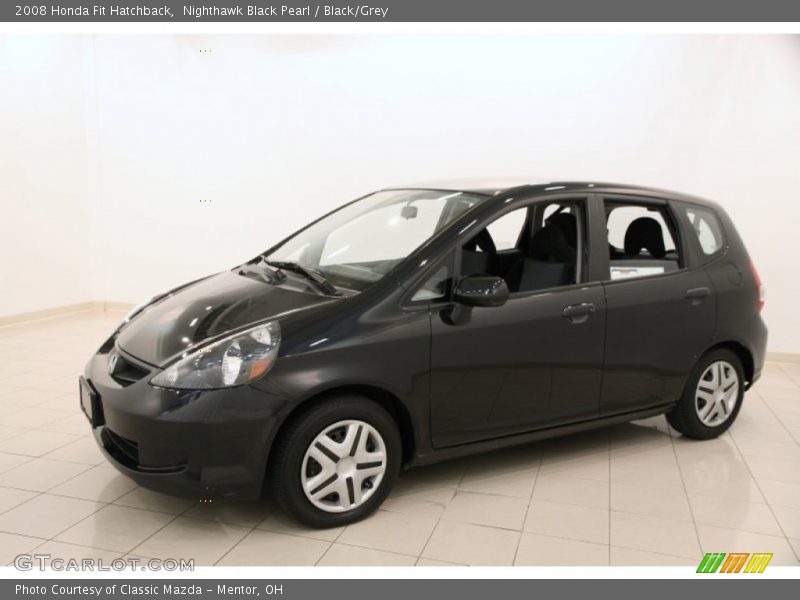 Nighthawk Black Pearl / Black/Grey 2008 Honda Fit Hatchback