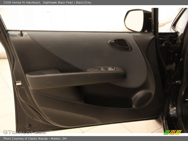 Nighthawk Black Pearl / Black/Grey 2008 Honda Fit Hatchback