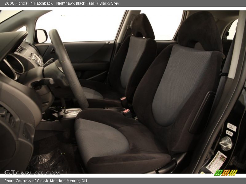 Nighthawk Black Pearl / Black/Grey 2008 Honda Fit Hatchback