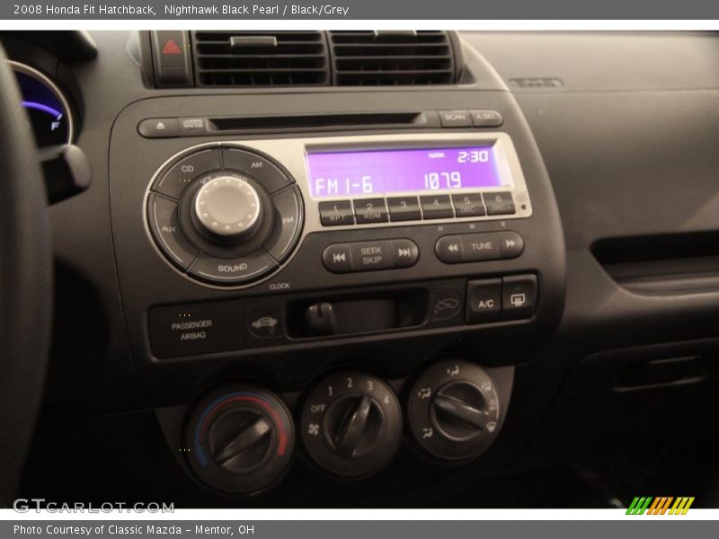 Nighthawk Black Pearl / Black/Grey 2008 Honda Fit Hatchback