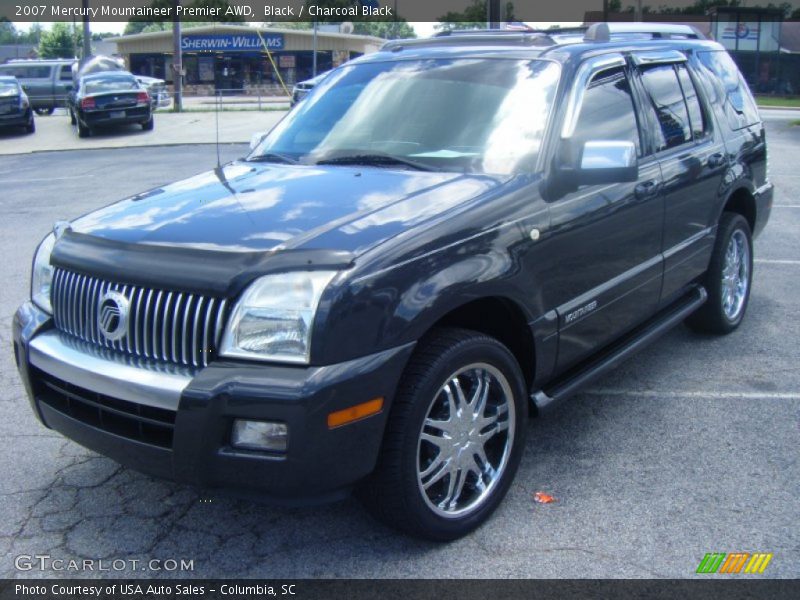Black / Charcoal Black 2007 Mercury Mountaineer Premier AWD