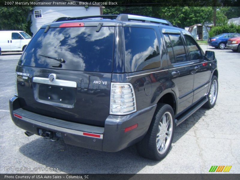 Black / Charcoal Black 2007 Mercury Mountaineer Premier AWD