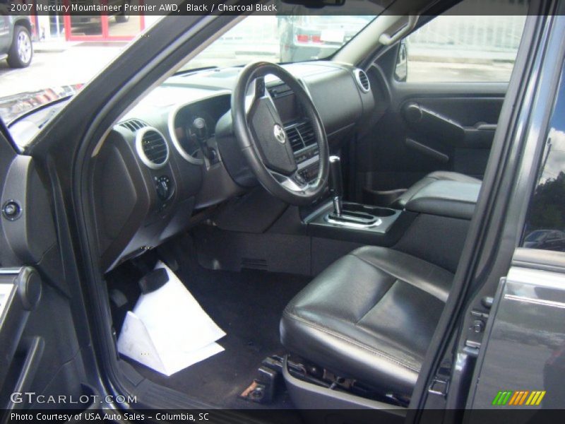 Black / Charcoal Black 2007 Mercury Mountaineer Premier AWD