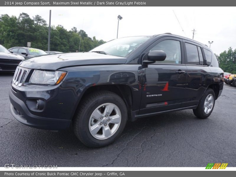 Maximum Steel Metallic / Dark Slate Gray/Light Pebble 2014 Jeep Compass Sport