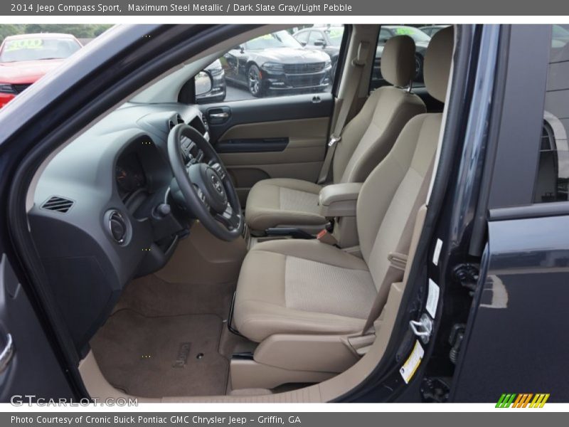 Maximum Steel Metallic / Dark Slate Gray/Light Pebble 2014 Jeep Compass Sport