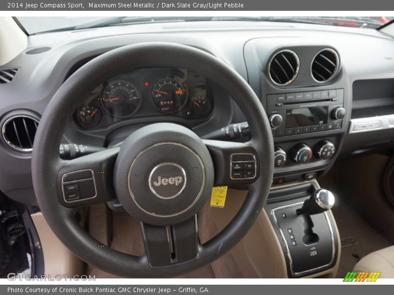 Maximum Steel Metallic / Dark Slate Gray/Light Pebble 2014 Jeep Compass Sport
