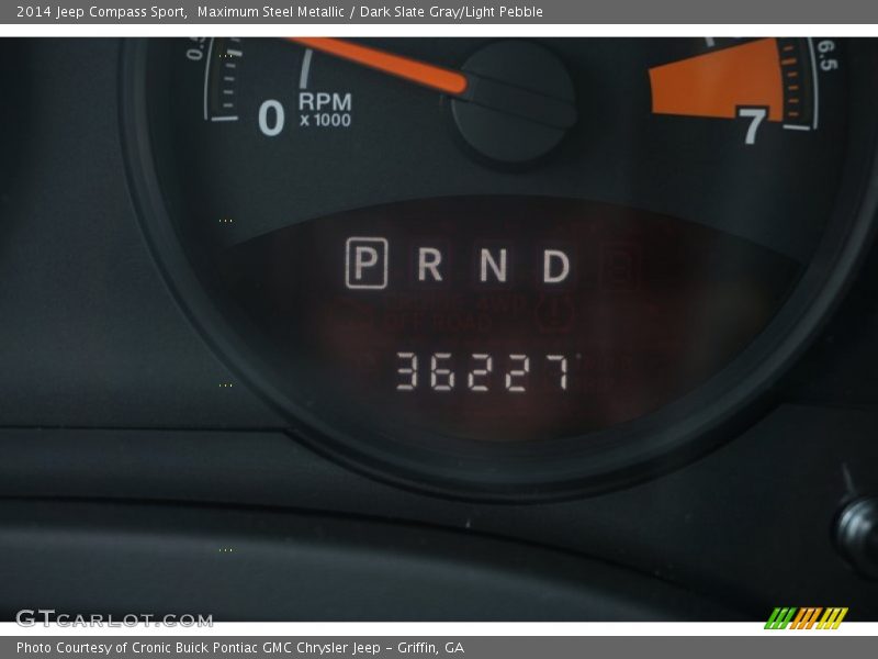 Maximum Steel Metallic / Dark Slate Gray/Light Pebble 2014 Jeep Compass Sport