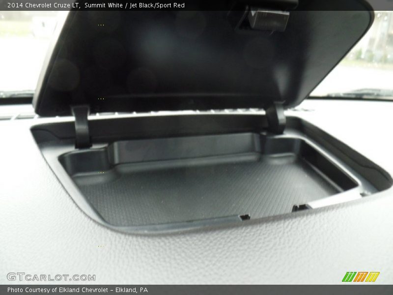 Summit White / Jet Black/Sport Red 2014 Chevrolet Cruze LT