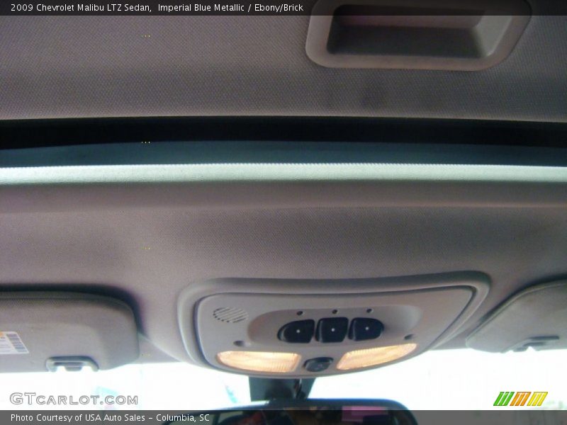 Imperial Blue Metallic / Ebony/Brick 2009 Chevrolet Malibu LTZ Sedan