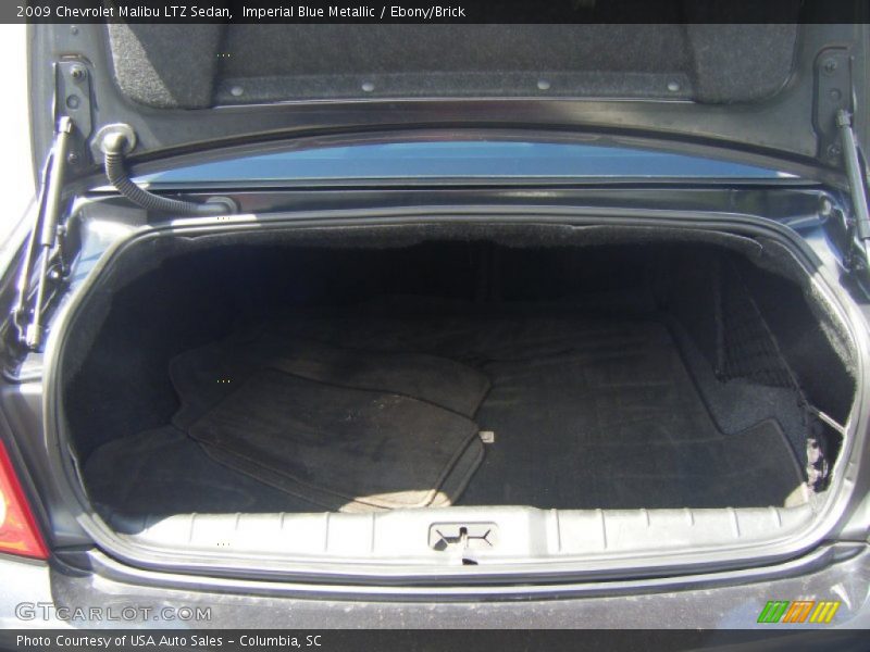 Imperial Blue Metallic / Ebony/Brick 2009 Chevrolet Malibu LTZ Sedan