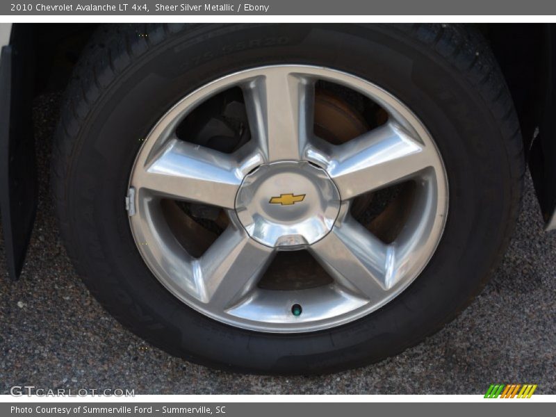 Sheer Silver Metallic / Ebony 2010 Chevrolet Avalanche LT 4x4