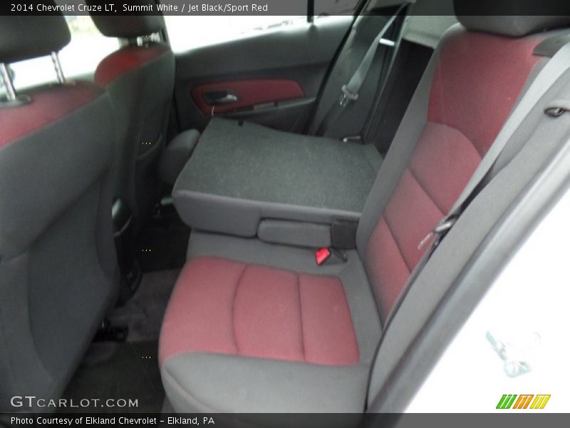 Summit White / Jet Black/Sport Red 2014 Chevrolet Cruze LT