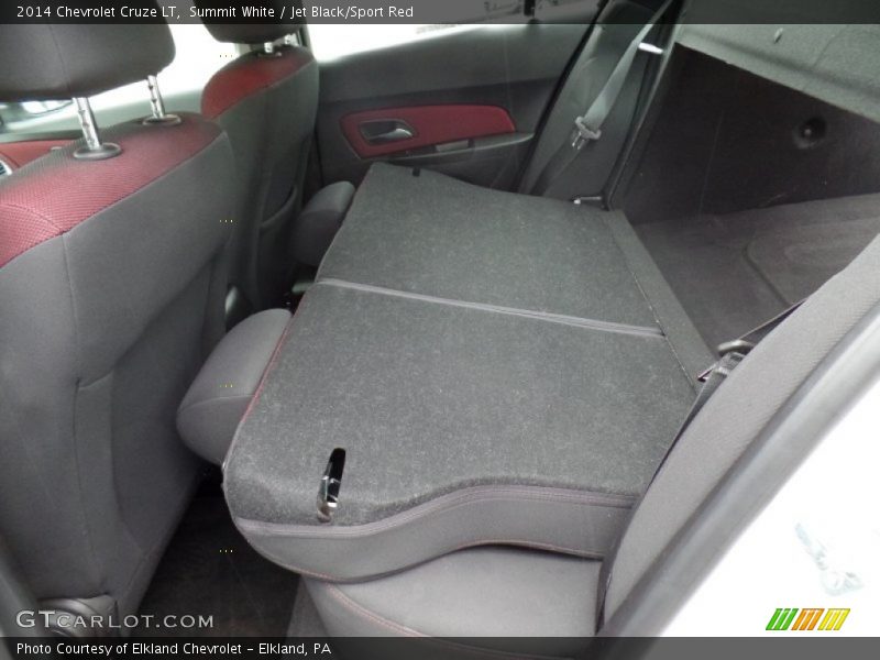 Summit White / Jet Black/Sport Red 2014 Chevrolet Cruze LT