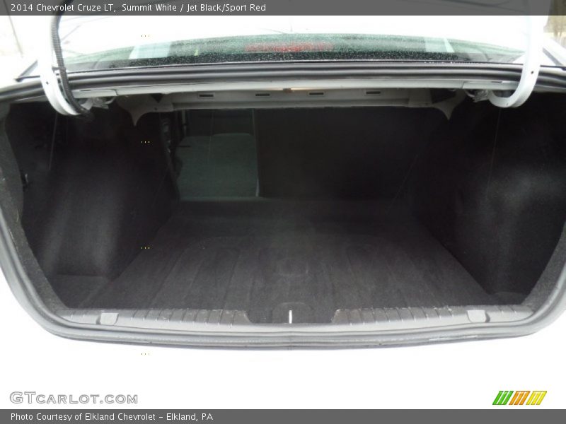 Summit White / Jet Black/Sport Red 2014 Chevrolet Cruze LT