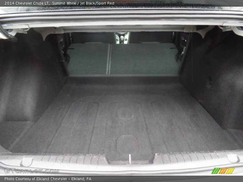 Summit White / Jet Black/Sport Red 2014 Chevrolet Cruze LT