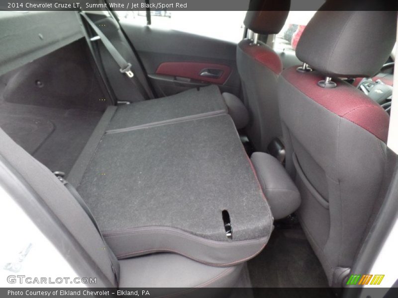 Summit White / Jet Black/Sport Red 2014 Chevrolet Cruze LT