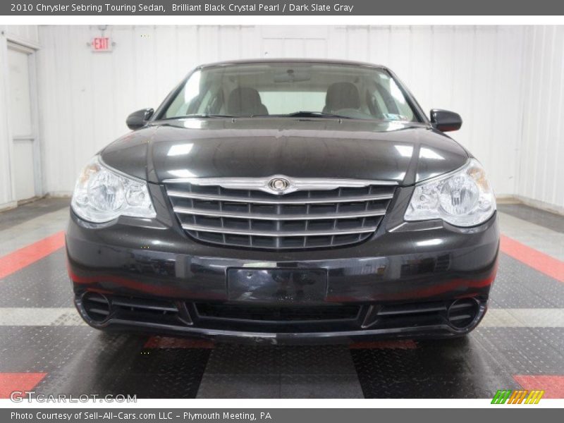 Brilliant Black Crystal Pearl / Dark Slate Gray 2010 Chrysler Sebring Touring Sedan