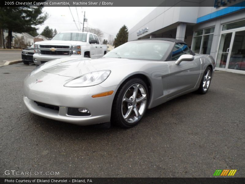 Machine Silver / Ebony 2005 Chevrolet Corvette Convertible