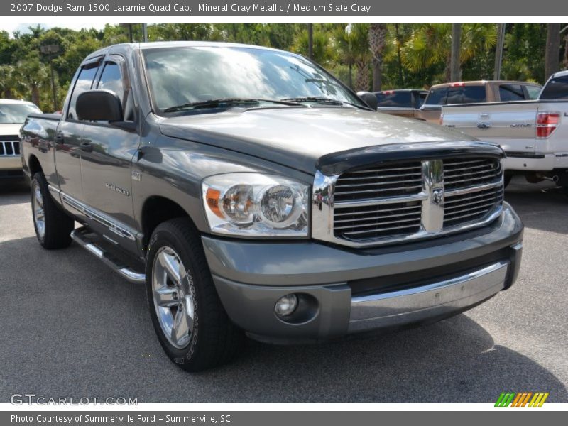 Mineral Gray Metallic / Medium Slate Gray 2007 Dodge Ram 1500 Laramie Quad Cab