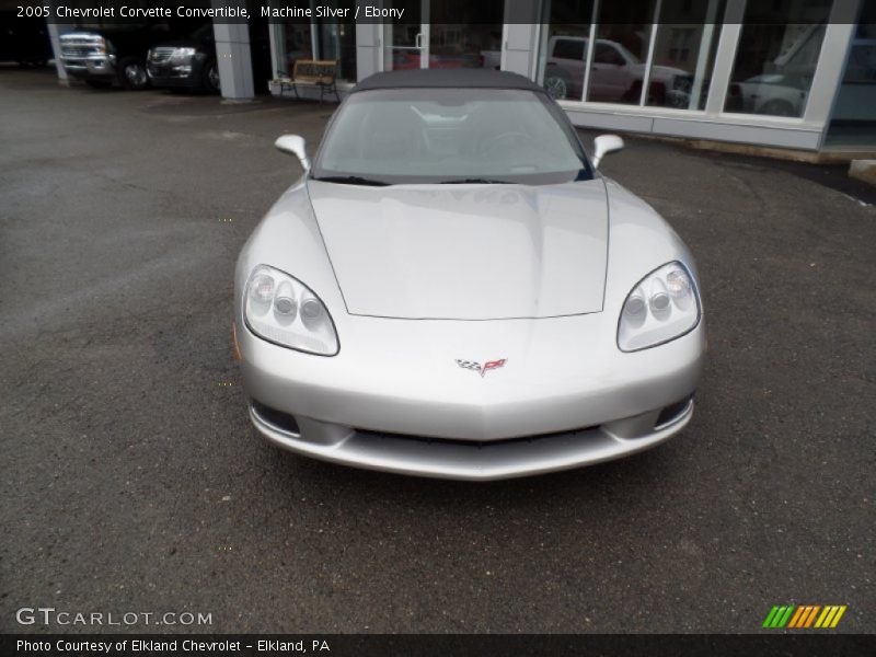 Machine Silver / Ebony 2005 Chevrolet Corvette Convertible