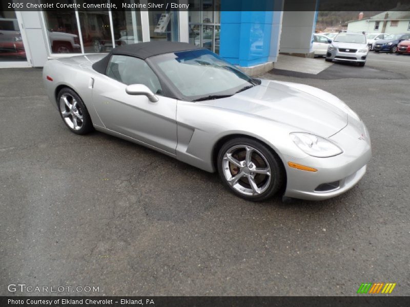 Machine Silver / Ebony 2005 Chevrolet Corvette Convertible