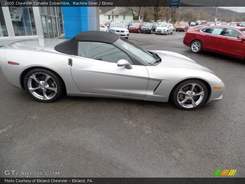 Machine Silver / Ebony 2005 Chevrolet Corvette Convertible