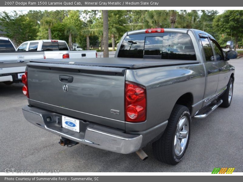Mineral Gray Metallic / Medium Slate Gray 2007 Dodge Ram 1500 Laramie Quad Cab