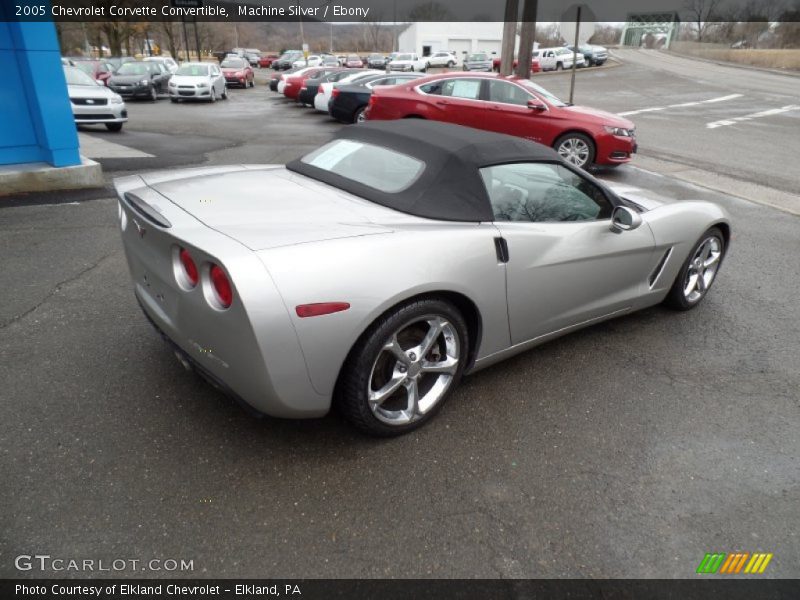 Machine Silver / Ebony 2005 Chevrolet Corvette Convertible