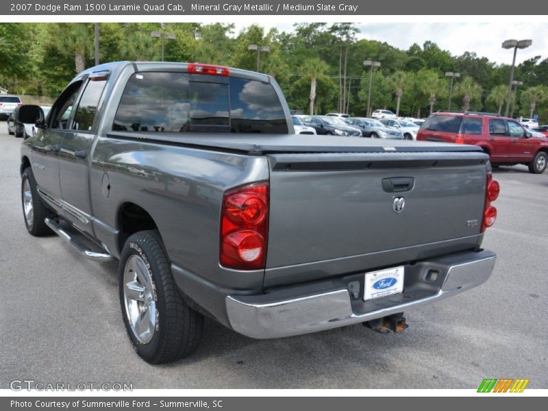 Mineral Gray Metallic / Medium Slate Gray 2007 Dodge Ram 1500 Laramie Quad Cab