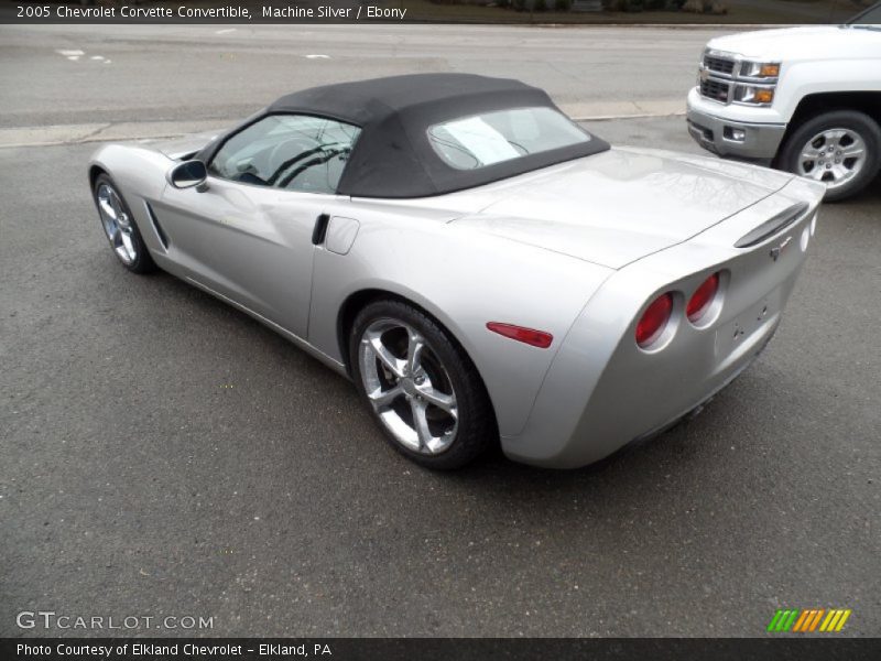 Machine Silver / Ebony 2005 Chevrolet Corvette Convertible