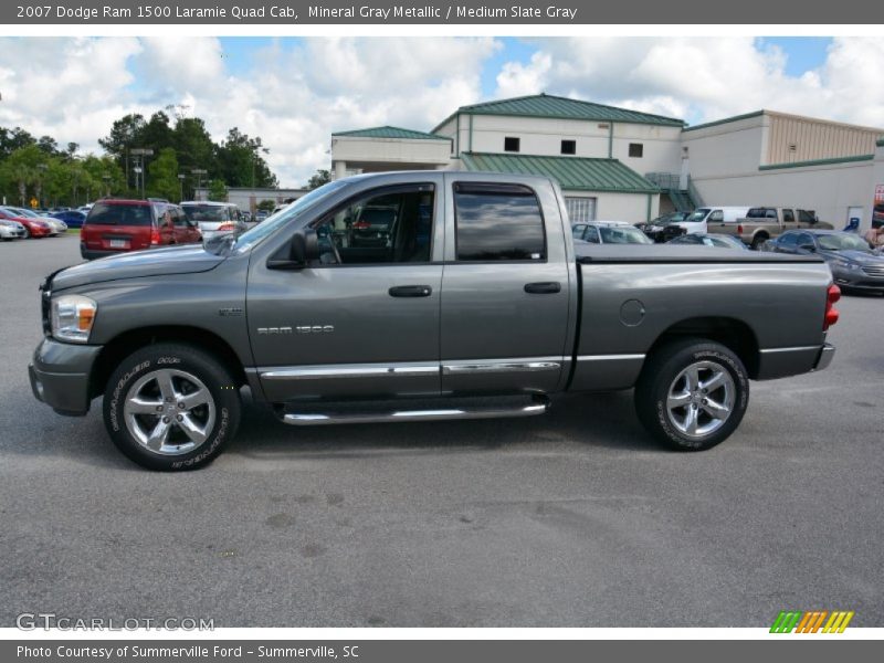 Mineral Gray Metallic / Medium Slate Gray 2007 Dodge Ram 1500 Laramie Quad Cab