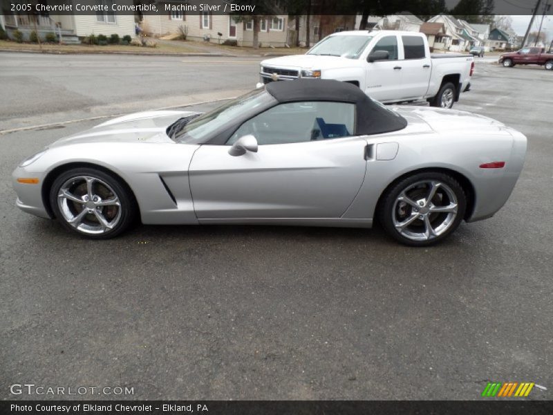 Machine Silver / Ebony 2005 Chevrolet Corvette Convertible