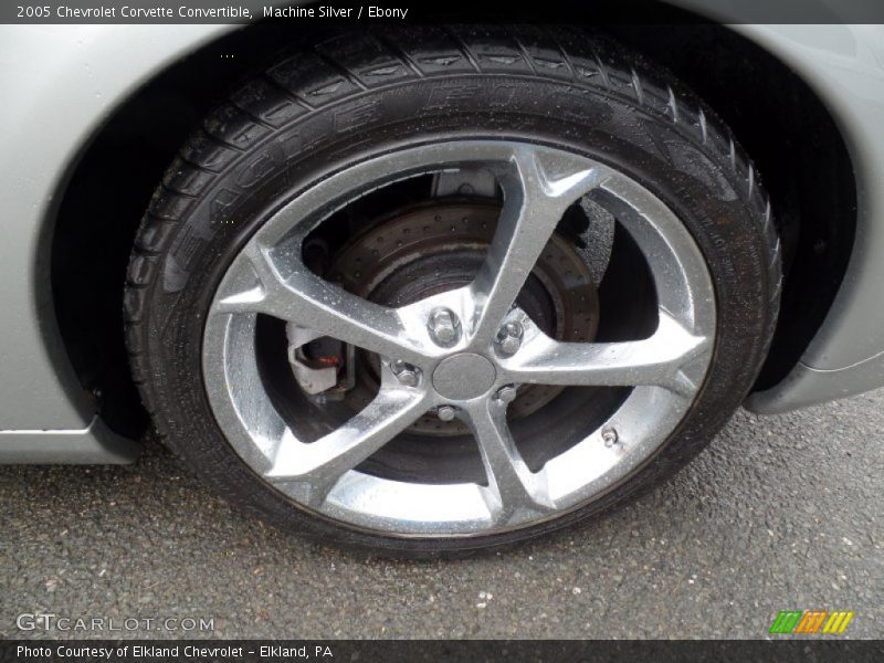 Machine Silver / Ebony 2005 Chevrolet Corvette Convertible